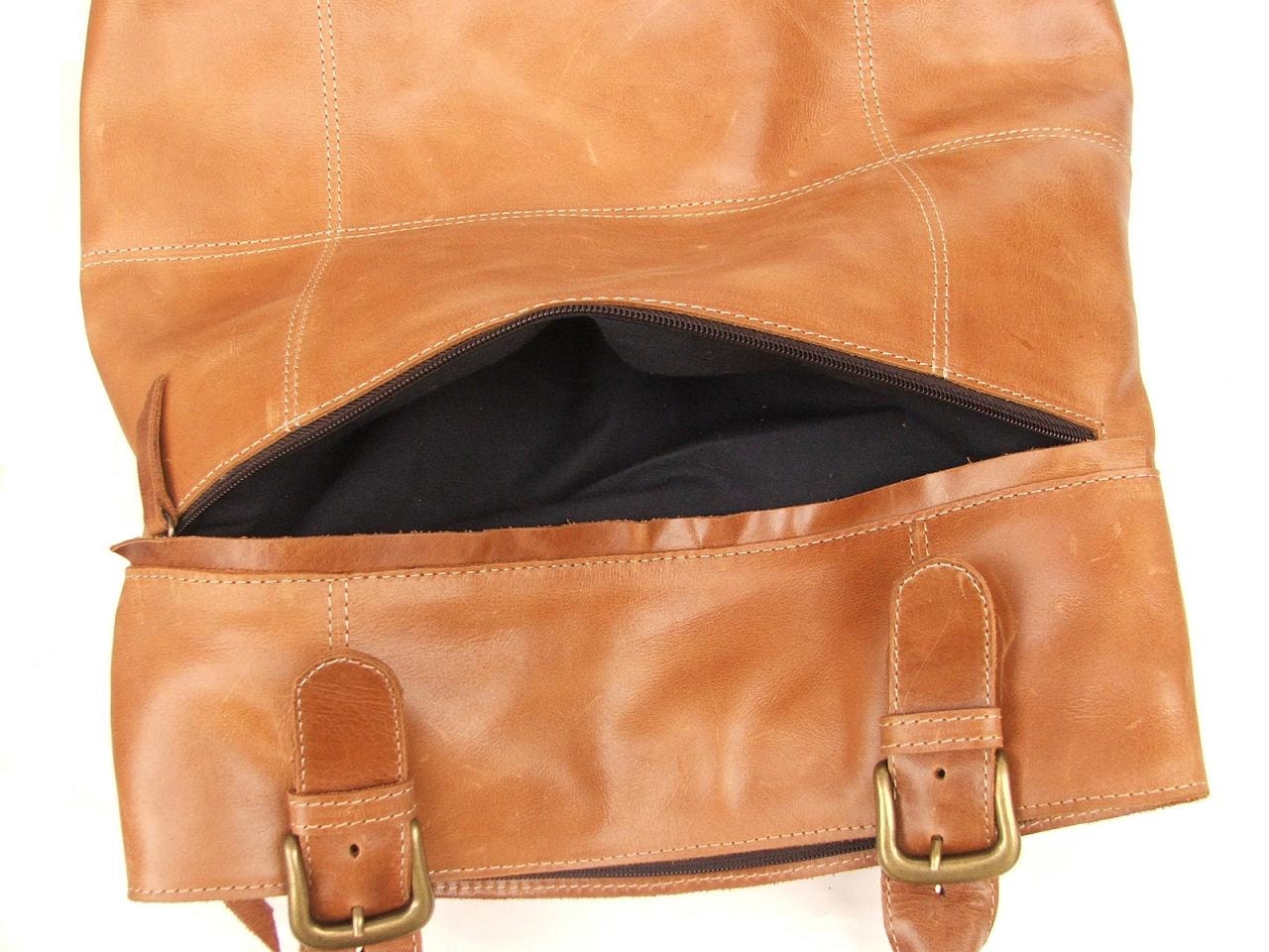 leather work handbag