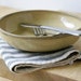 RESERVED FOR AFII - Set of four shallow salad bowls glazed in pepper yellow