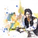 Han Solo Portrait Painting Star Wars Art Watercolor Painting - Original Watercolor Painting 8.5 X 11 in.