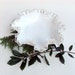 Vintage Fenton Silvercrest Ruffled Candy Bowl Milkglass with Clear Glass Edge 1950s I Take CREDIT CARDS
