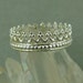 Silver Crown Ring / Queen's Crown Ring / Sterling Silver Crown / Size 8.25 Ready to Ship
