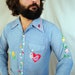Great Sears Embroidered Floral Pearl Snap Western Shirt