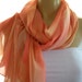 Shimmery Sunset..Coral shades....Very pretty shimmery surface... Parisian Neck Tissu...