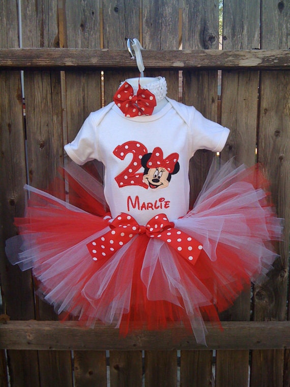 Custom Boutique monogrammed minnie mouse by robellaboutique