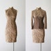 60s dress / 1960s jacket and dress / Fallow Brocade dress