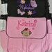Personalized Baby Diaper Bag embroidered Many Designs Boy or Girls