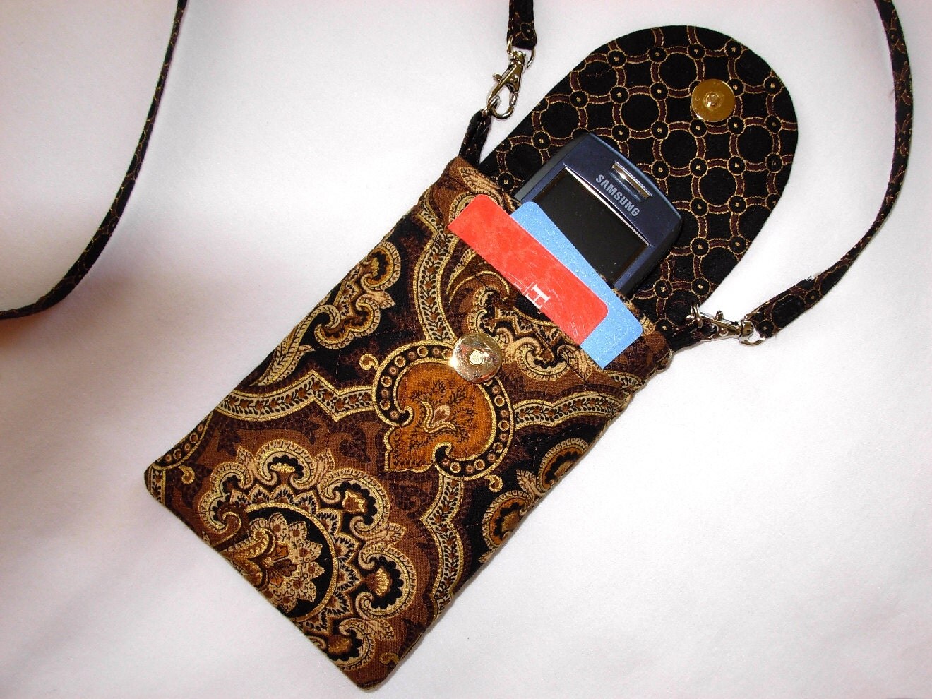 around the neck phone pouch