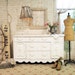 Painted Cottage Chic Shabby White Romantic Dresser / Server SV274