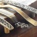4 vintage drawer pulls
