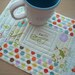 good life mug rug - FREE SHIPPING
