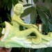 Vintage Sea Green Mermaid Ceramic TV Lamp