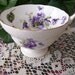 SALE SALE Purple Violets Bone China Teacup Only 1939 by Hammersley & Co. Staffordshire, England