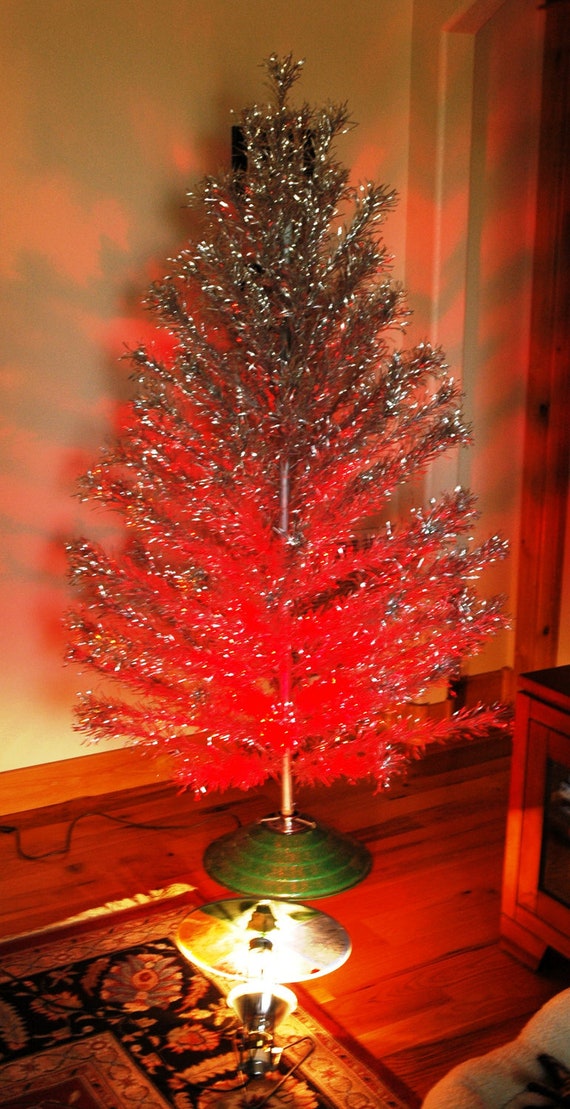 Aluminum Christmas Tree with Color Wheel and Musical Tree