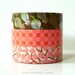 Lily of the Valley Washi Tape Brown, Peach Pink - Japanese Set of 3 PrettyTape
