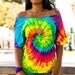 Tye Dye Renewed twist back tee