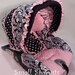 Custom Boutique Dandy Light Pink Minky Infant Car Seat Cover 5 piece set