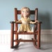 Antique Childs Wooden Rocking Chair B