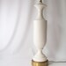 vintage white lamp mid century modern modernist minimalist hollywood chic retro bone gold home decor simple fresh