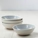 Reserved for DC. Salt and Pepper Bowls in Gray and White Porcelain