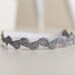 twisted gray newborn 0-3 baby halo headband photo prop READY TO SHIP