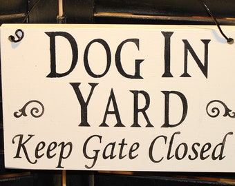 keep gate closed | etsy keep gate closed | etsy