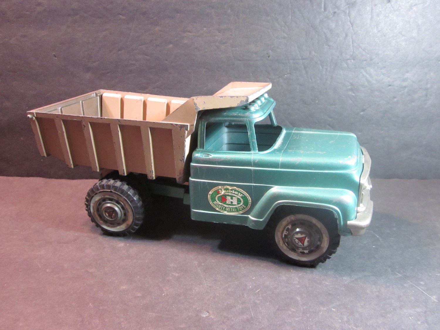 vintage hubley mightymetal toys dump truck pressed by njdigfinds