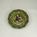 Purple 3 inch handmade porcelain plate