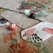 Pendant 6 : 'Conversation with a red bird' Original OOAK handmade necklace