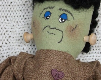 Halloween Cloth Doll Frankie Babee Frankenstein
