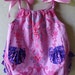 Kaylee Baby Ribbon Tied Bubble featuring Crazy Love by Jennifer Paganelli size 12 months Ready to Ship