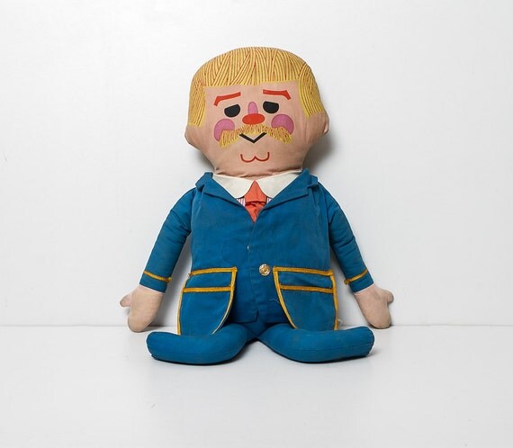 vintage 1960s Captain Kangaroo Toy Doll