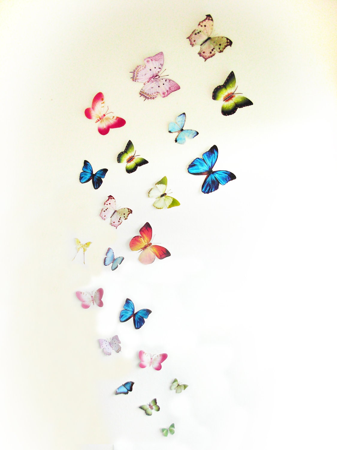 3D Wall Butterflies3D Butterfly Wall Art Decoration Pink
