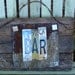 Bar Rustic License Plate Galvenized Metal Wood Fence Panel Sign