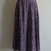 Vintage 1980s Laura Ashley Cotton/Wool Blend Pleated Skirt