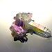Angel Aura Quartz Crystal Cluster - Bonded with Silver and Platinum