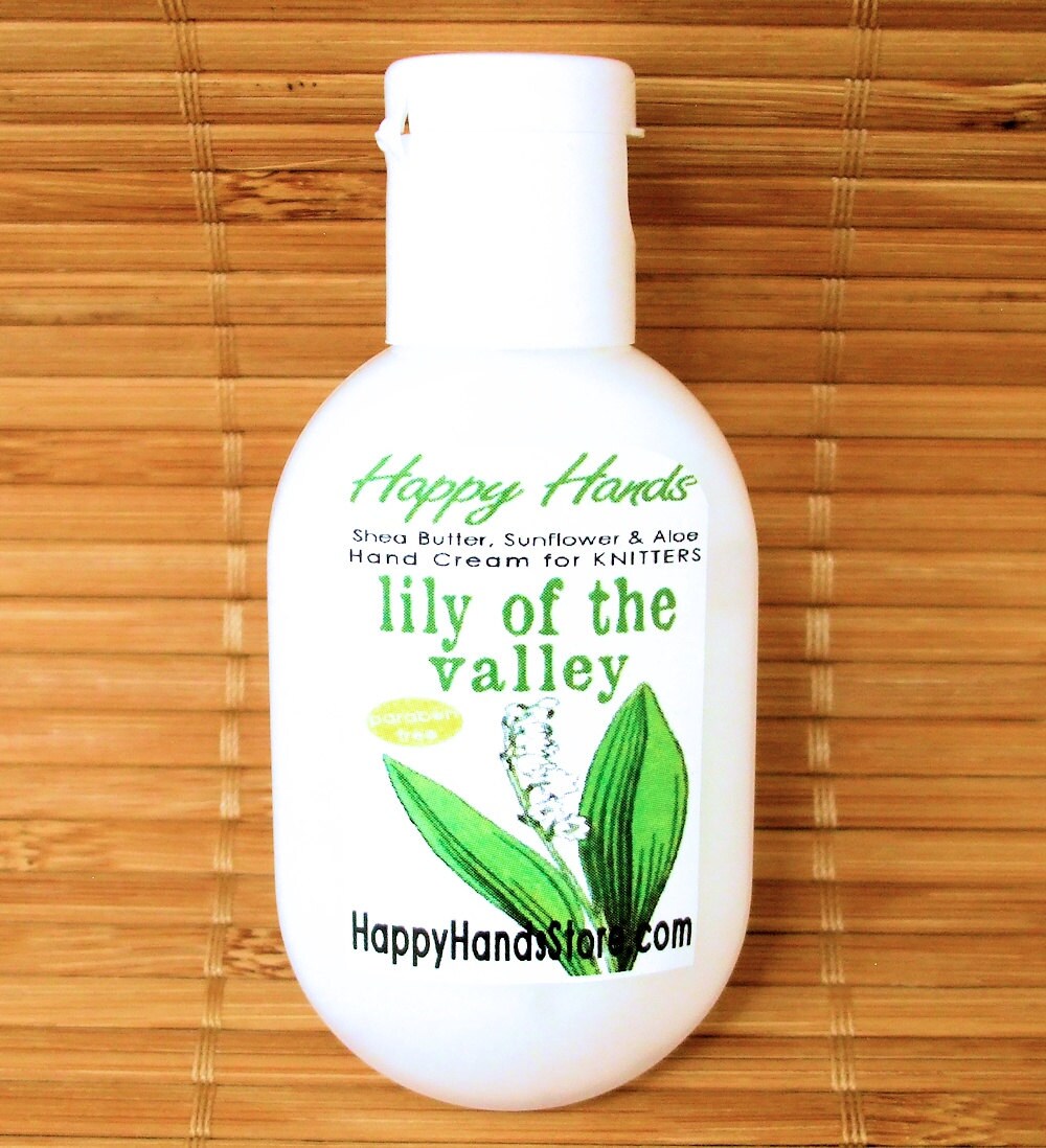 Lily of the Valley Scented Hand Cream for Knitters 1oz