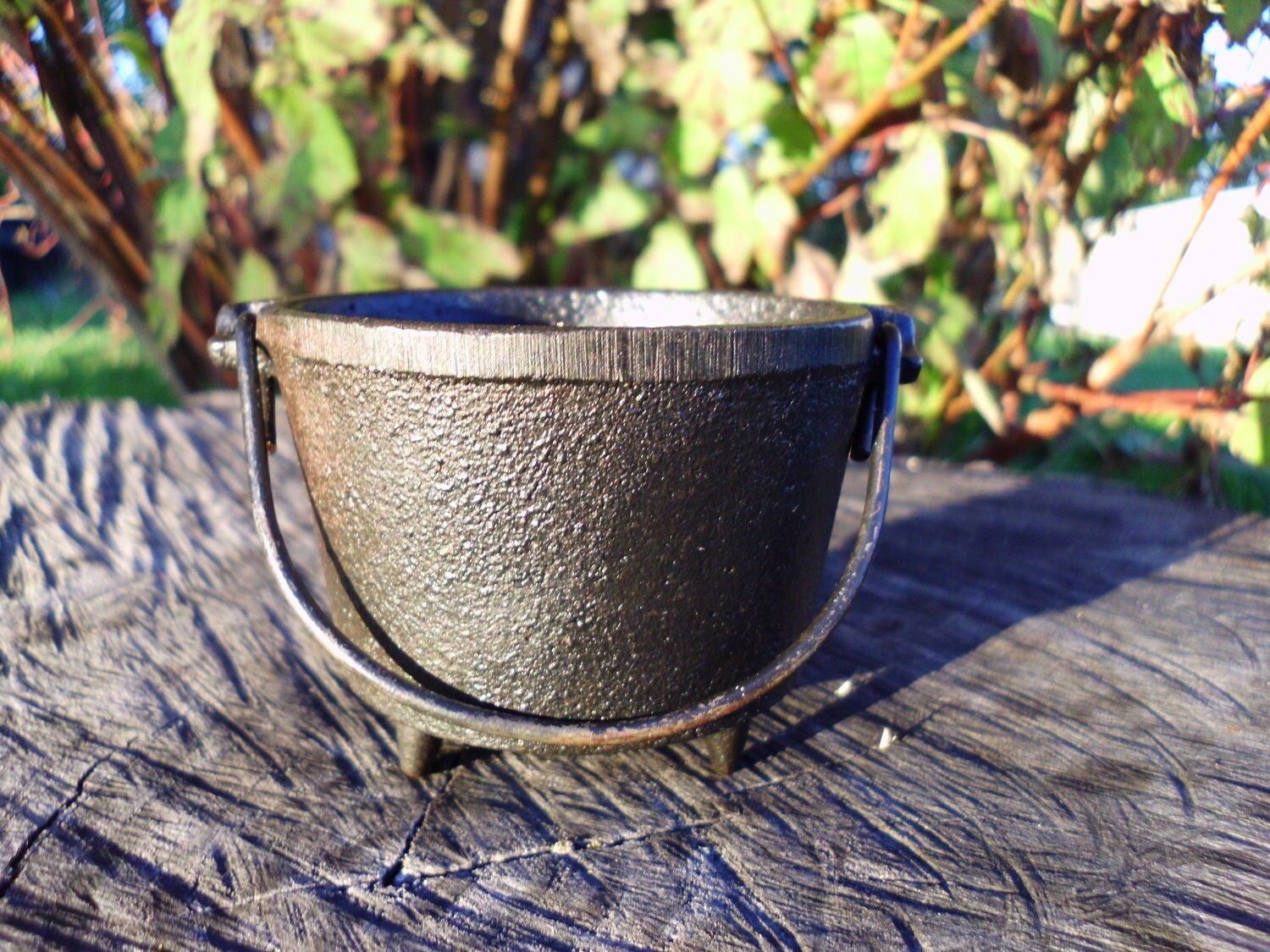 Vintage Mini Cast Iron Cauldron Canada Cast Iron