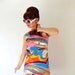 Sale - Vintage 1960s Mod Print Shift Dress. Pink Orange Burgundy. Psychedelic Fashion. Factory Girl. Summer Fashion. Fall Fashion. Size Med