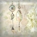 Daybreak Asymmetrical Earrings - Unique Bridal Jewelry - Mermaid Earrings - Beach Wedding - Sea Shell Earrings - Cream Ivory Beige Vanilla