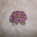Peony Pink Ribbon Rose Brooch