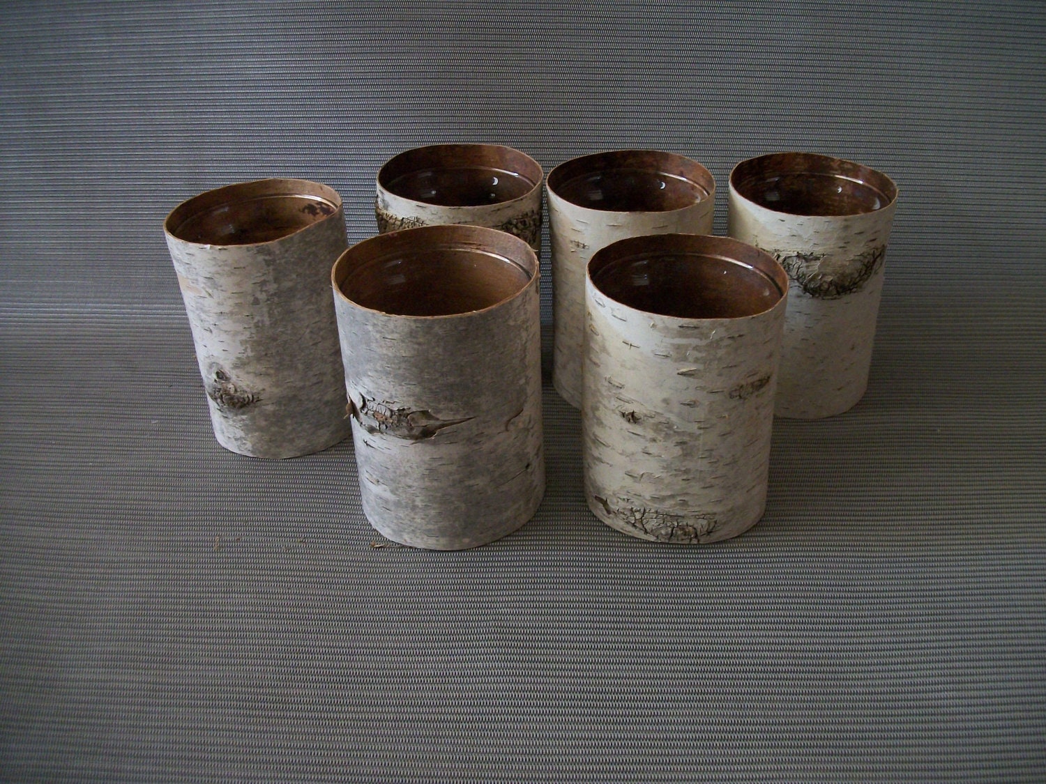Birch Bark Vases (6)
