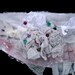 sash, belt, jane austen, steampunk, victorian, distressed, ragged, layers and frills, the corpse bride, roses, pale,grey,accessoires,women