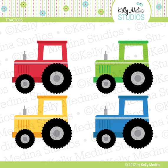 green tractor clipart - photo #24