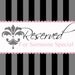 Pink and Black Damask High chair banner for Kristen only please