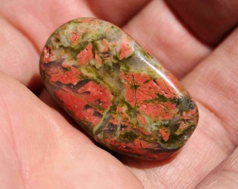 Unakite Tumbled Stone High Quality Large Size