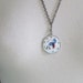10 Dollar Sale - Vintage 70s Bird of Paradise Necklace - Pennsylvania Dutch - Silver Tone