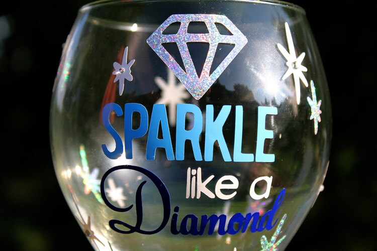 GLITTER Sparkle Like A Diamond Big Sis by frecklefoxboutique