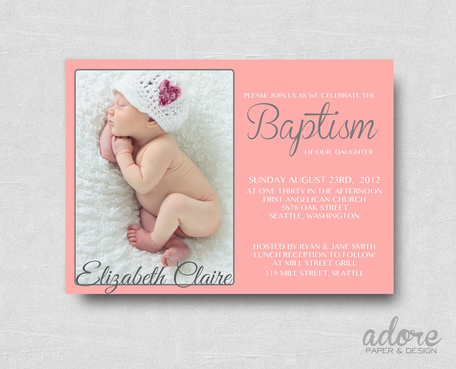 Baptismal Invitations Free 6