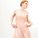 Vintage 1930s Lingerie - 30s Chemise - Ballet Pink with Ecru Lace