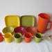 Vintage Tupperware Toys Dishes - Mini Serve It Set